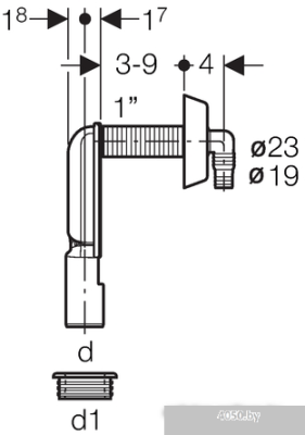 Сифон Geberit 152.235.21.1