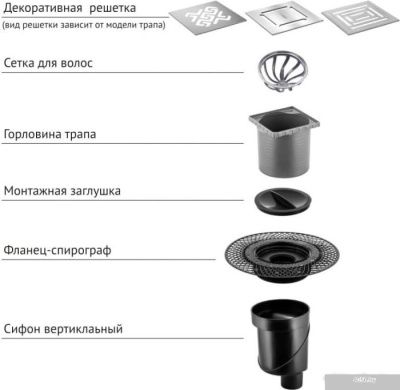 Berges Wasserhaus Platz Norma 100x100 092058 (золото глянец)