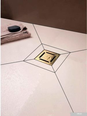 Berges Wasserhaus Zentrum Norma 100x100 092462 (золото глянец)