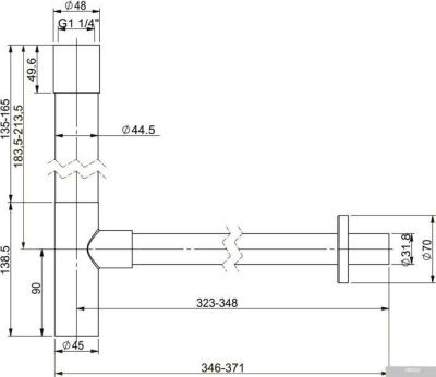 Wellsee Drainage System 182118000 (матовый белый)