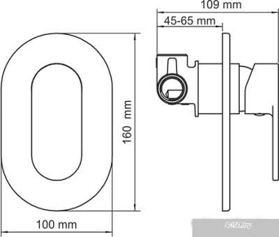 Смеситель Wasserkraft Elbe 7451