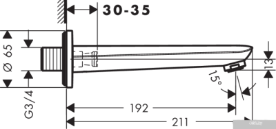 Излив Hansgrohe Novus 71320000