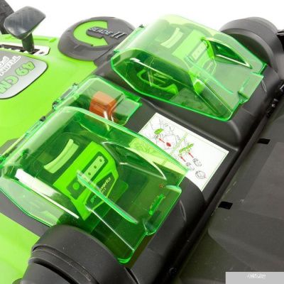 Колёсная газонокосилка Greenworks G40LM49DBK4 (с 1-м АКБ 4 Ah)