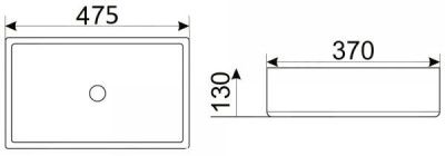 Умывальник CeramaLux 9103MB