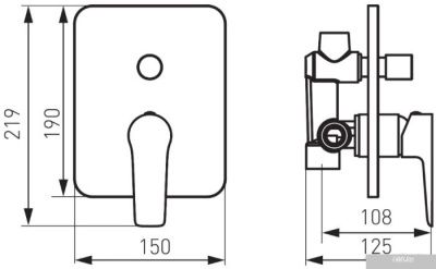 Ferro Adore BDR7P (белый/хром)