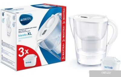 BRITA Marella XL + 3 x Maxtra+ универсальный (белый)