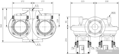 Насос Wilo TOP-SD 65/13 (3~400/230 V, PN 6/10)