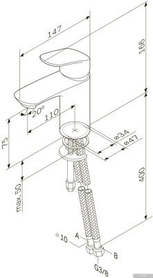 Смеситель AM.PM Like F8093016