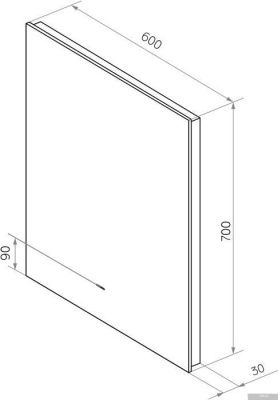 Континент Trezhe Led 60x70