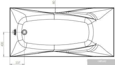 Ванна Astra-Form Вега Люкс 170x80
