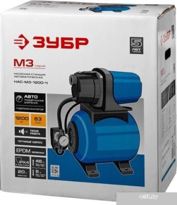 Насос Зубр НАС-М3-1200-Ч