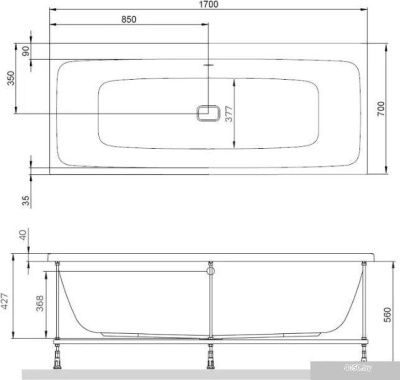 AM.PM Func 170x70 W84A-170-070W-A