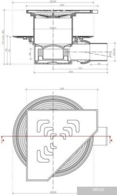 Трап/канал Pestan Confluo Standard Angle 1