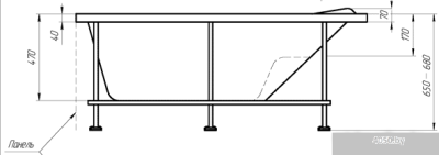Ванна 1Марка Gracia 150x94