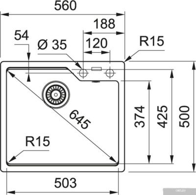 Кухонная мойка Franke Urban UBG 610-56 (ваниль)