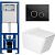 Saniteco KW-9004W в комплекте с инсталляцией + 64117 + S-IN-MZ-LINK_PRO
