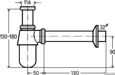 Сифон Viega 100674