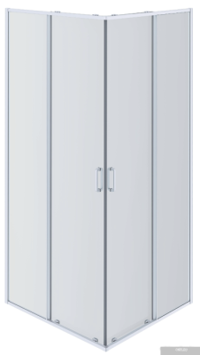 Aquatek AQ ARI KV 10020BL 100x100 (черный/прозрачное стекло)