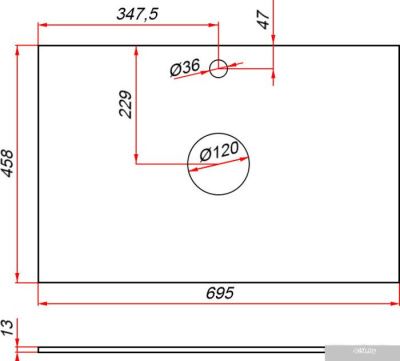 ЗОВ Тумба под умывальник Лира 70 L70MW0MAGVA-KP13W (белый/адриатик)