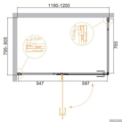 Cezares BELLAGIO-AH-1-120/80-C-NERO