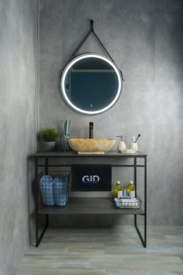 Умывальник Gid MNC179 (оранжевый/белый)