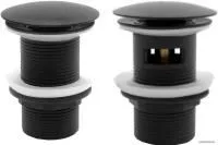 Rea Black Mat Klik-Klak (с отверстием для перелива)