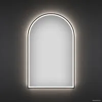 Wellsee Зеркало с фронтальной LED-подсветкой 7 Rays' Spectrum 172201730, 50 х 80 см (с сенсором и ре