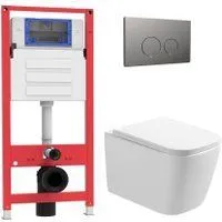 Oliveeka OL-MQ-003 + OL-1216 + OL-R22-BGM (матовый оружейный металл)