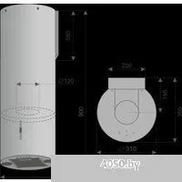 Konigin Ester 31 (белый/белое стекло)