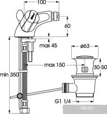 Смеситель Vidima Стиль R1820AA/B9720AA/BA135AA