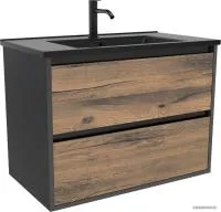ЗОВ Тумба под умывальник Парма 100 P100LAN0MAMC1B (антрацит/аттик)