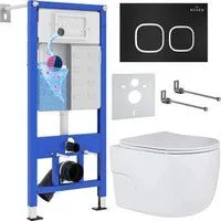 Roxen Porto One Rimless 6 в 1 StounFix Dual Fresh 545591 (кнопка: черный матовый)