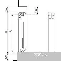 Fondital Exclusivo D3 Plus 500/100 (10 секций)