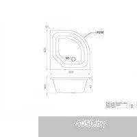 Maroni Глубокий полукруг 90х90