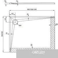 Deante Kerria Plus KTS 045B 100x90