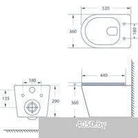 Lauter Longer 2110822 + 21901002 (кнопка узкая, черный/черный)