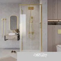 Grossman Galaxy 110x195 1/2.K33.01.11.32.00 (золото сатин/прозрачное стекло)