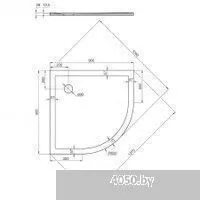 Акватон Калифорния 90x90 (1A737836CA010)