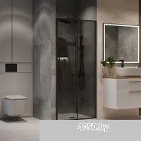 Niagara NG-85-9TB 90x195 (черный матовый/тонированное стекло)