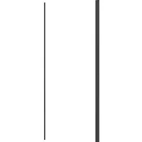 Grossman Pragma 100х195 200.K33.03.100.21.00 (черный матовый/стекло прозрачное)