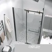 Grossman Pragma 110x195 100.K33.03.110.21.00 (черный матовый/стекло прозрачное)