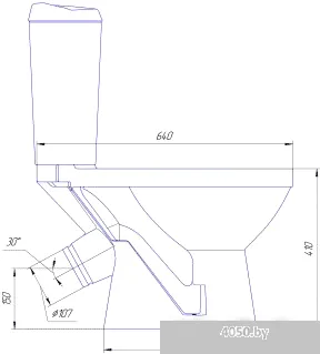 Унитаз Rosa Комфорт Люкс микролифт