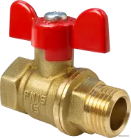 Valfex Шаровый кран ВР/НР ручка-бабочка 1/2