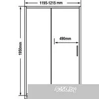 MaybahGlass 195x120 MGD-1541-5 (бронза стекло/хром матовый)