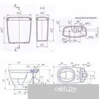 Оскольская керамика Радуга тарельчатый (Стандарт А)