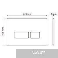 Roxen Antares Tornado в комплекте с инсталляцией StounFix Dual Fresh 6 в 1 968330 (кнопка: серый бет