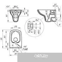 Cersanit Carina XL CO DPL EO Slim+Vector+Corner A64441