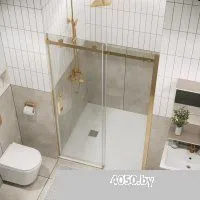 Grossman Classic 100x195 100.K33.04.100.32.00 (золото сатин/стекло прозрачное)