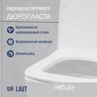 Lauter Square 214903 + TECE Kit 9400412 с кнопкой (хром)