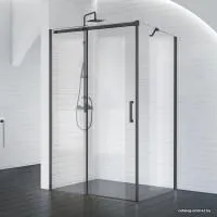 BelBagno ACQUA-AH-1-140/90-C-NERO (прозрачное стекло)